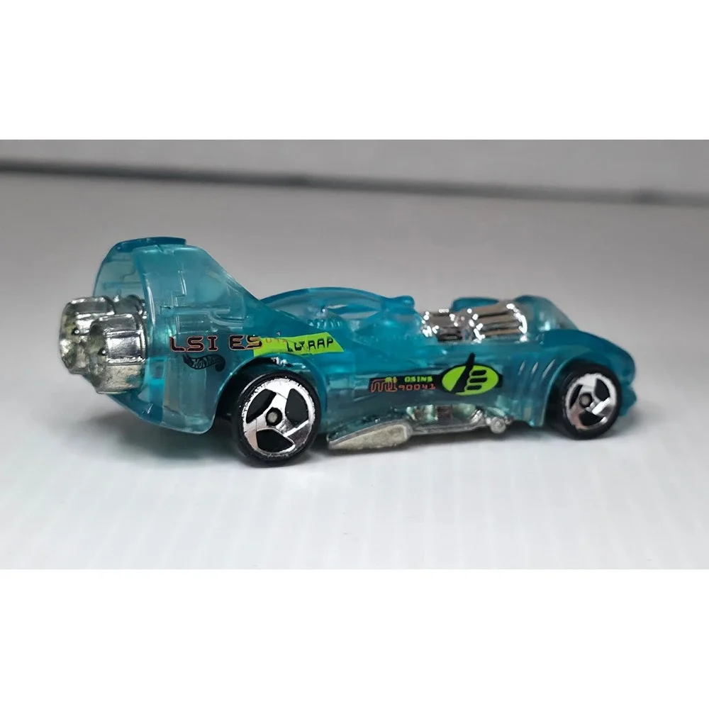 1995 Hot‎ Wheels Power Rocket Teal Clear Malaysia